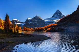 Mt. Assiniboine above Sunburst Lake-1326